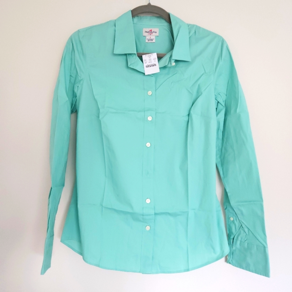NWT J.Crew Factory Haberdashery Size Small Button Down Shirt Blouse Top
